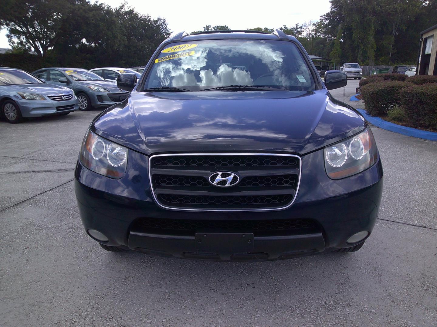 2007 BLUE HYUNDAI SANTA FE LIMITED; SE (5NMSH13E87H) , located at 1200 Cassat Avenue, Jacksonville, FL, 32205, (904) 695-1885, 30.302404, -81.731033 - Photo#0